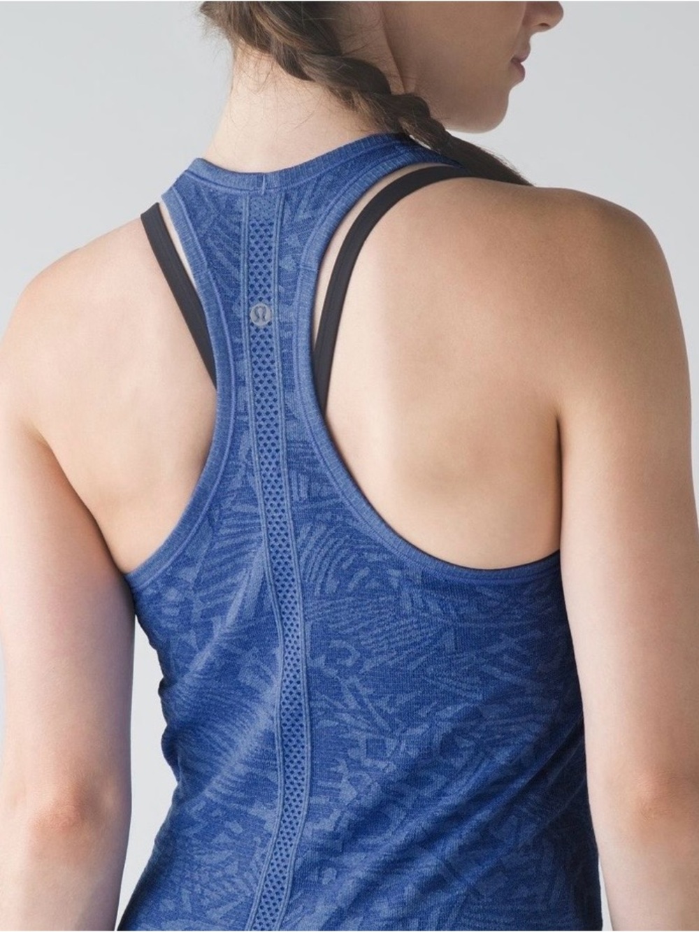 Lululemon Seamless Racerback Tank Top - Blue - Picture 2 of 7